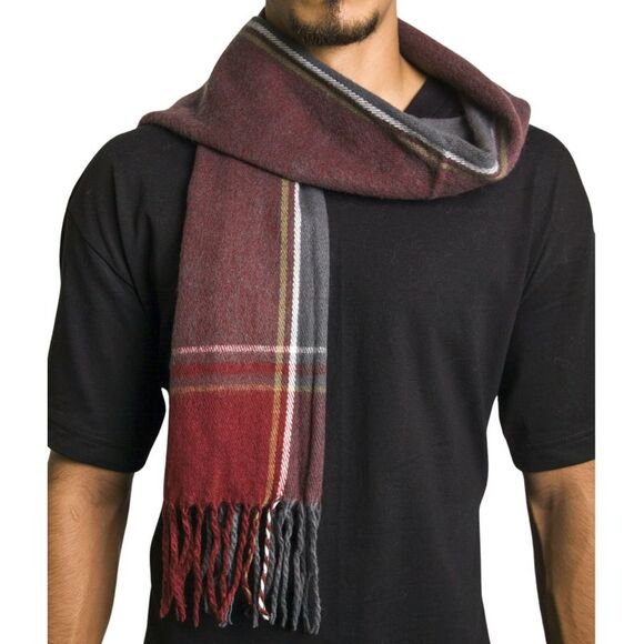 Alpine Swiss Mens Scarf Softer Than Cashmere Scarves Plaids Womens Winter Shawl - Picture 3 of 5
